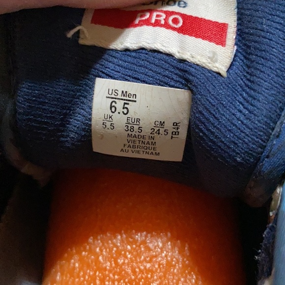 Vans Pro blue floral print men 6.5 women’s 8 - Picture 12 of 12